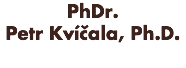 PhDr. Petr Kvíčala, Ph.D.